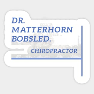 Dr. Matterhorn Bobsled Sticker